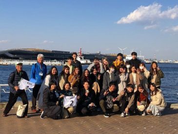 神奈川大学留学生 港湾クルーズを楽しむ　　